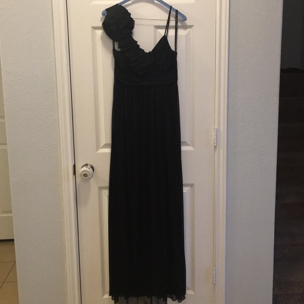 David’s Bridal Long Black Dress 👗